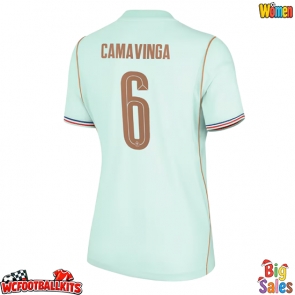 France Eduardo Camavinga #6 Replica Away Stadium Shirt for Women World Cup 2026 Short Sleeve